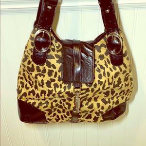 Nine West leopard purse